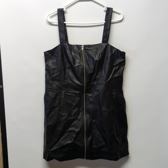 wild fable leather dress | Dresses | Womens Faux Black Mini Wild Fable salelbs